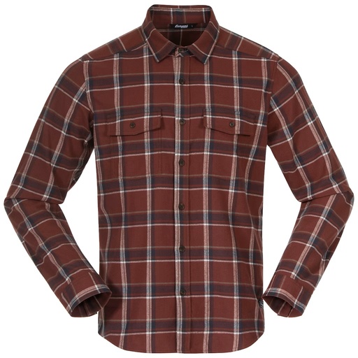 Tovdal Shirt Heren Amarone Red/Dark Shadow Grey Check
