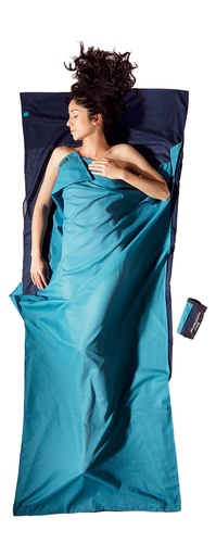 [CECT24/53] Travelsheet 100% Egyptian Cotton Tuareg/Laguna Blue