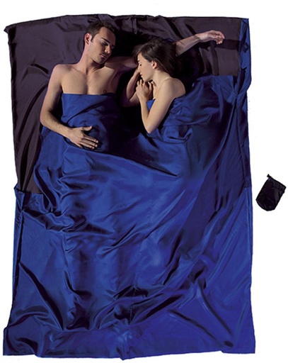 [CSD24/80] Travelsheet Silk Double Tuareg/Ultramarine Blue