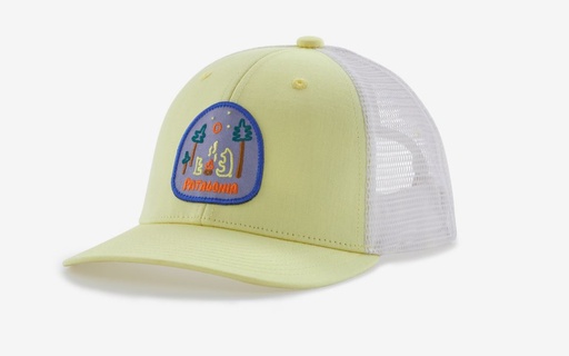[66032-CAIY-ALL] Trucker Hat Kids Camp With Friends/Isla Yellow
