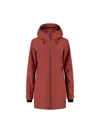 Virga Shell Parka Dames Dark Terra
