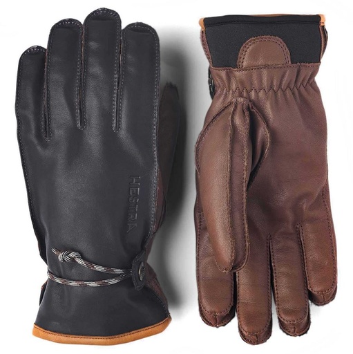 Wakayama - 5 finger Navy/Brown