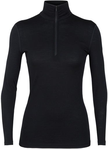 Women's 200 Oasis Long Sleeve Half Zip Black