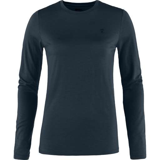 Women's Abisko Wool LS Dark Navy