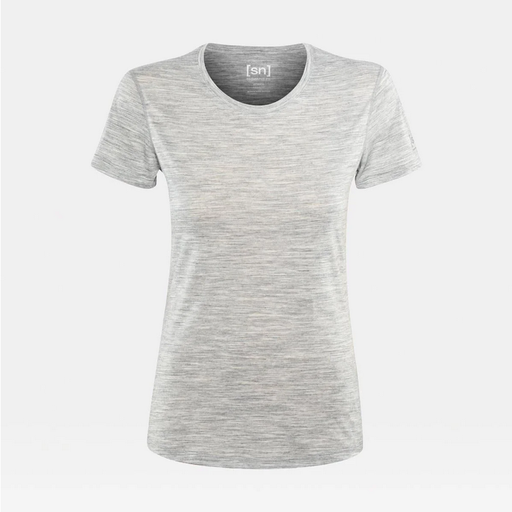 Women's Base Tee 140 Ash Melange