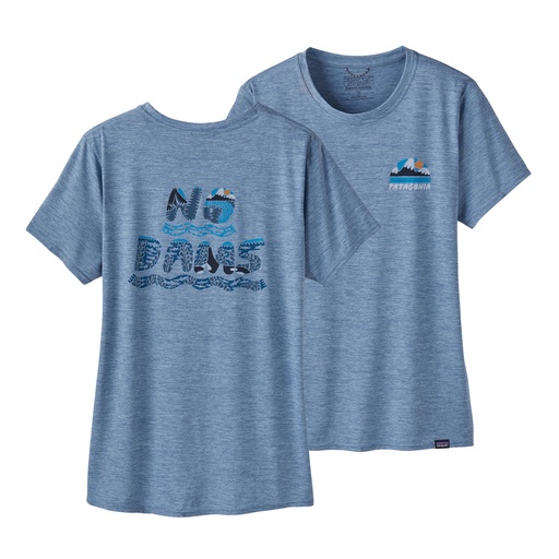 Women's Cap Cool Daily Graphic Shirt - Lands Boardshort Logo/Sandy Melon X-Dye