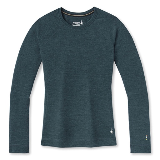 Women's Classic Thermal Merino Base Layer Crew Boxed
 Twilight Blue Heather