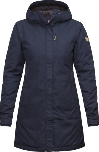 Women's Kiruna Padded Parka Dark Navy