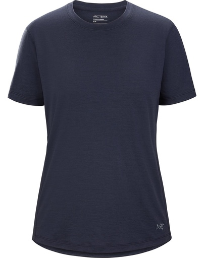 Women's Lana Merino Wool Crew SS Black Sapphire