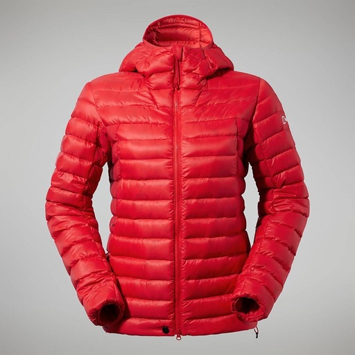 Women's MTN Seeker MW Down Hoody Goji Berry/Haute Red