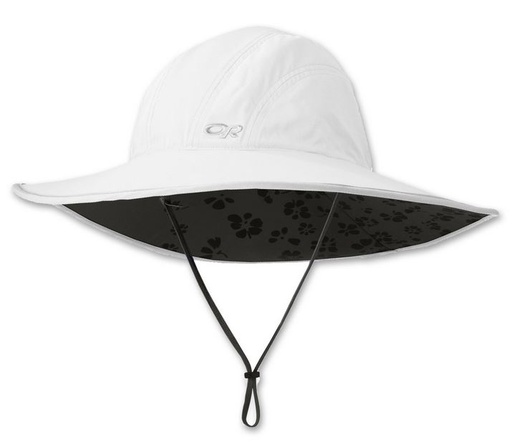 Women's Oasis Sun Sombrero White/Black
