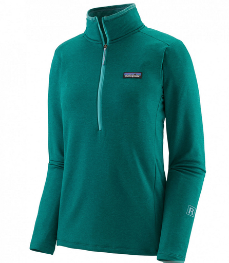 Women's R1 Daily Jacket Borealis Green - Light Borealis Green X-Dye