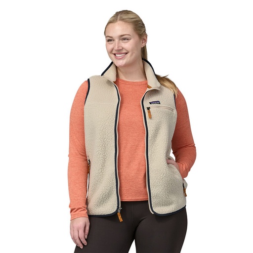 Women's Retro Pile Vest Pelican