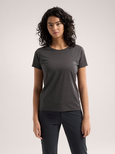 Women's Taema Crew SS Black Heather