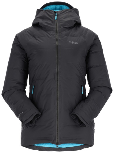 Women's Valiance Jacket Black/Aquamarine