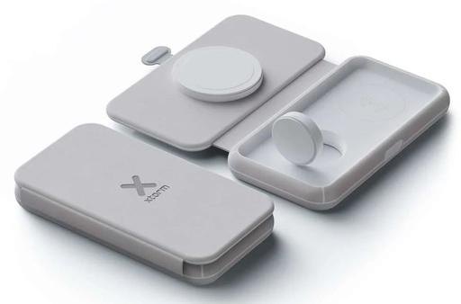 [XWF31] Foldable Wireless Travel Charger 3in1 Grey