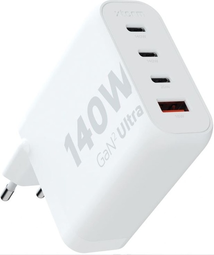 [XEC140] 140W GaN2 Ultra Wall Charger White