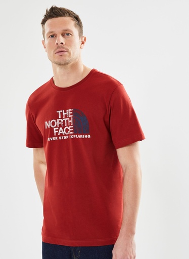 Men's S/S Rust 2 Tee Iron Red