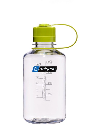 [N2021-1216] Drinking Bottle Narrow-Mouth - 500 ml Clear