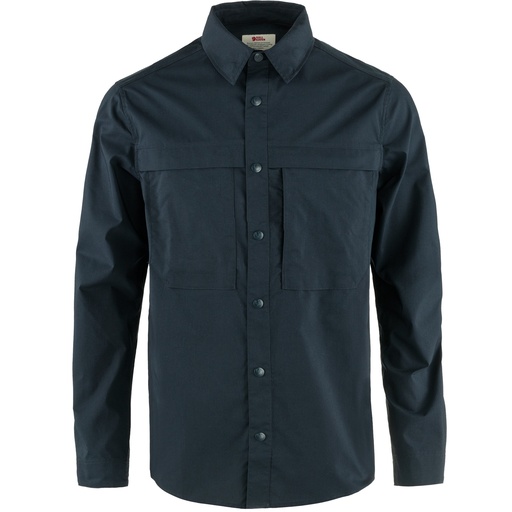 Abisko Trail Shirt LS Heren Dark Navy