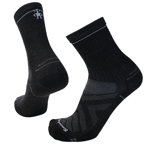 Hike Zero Cushion Crew Socks Charcoal