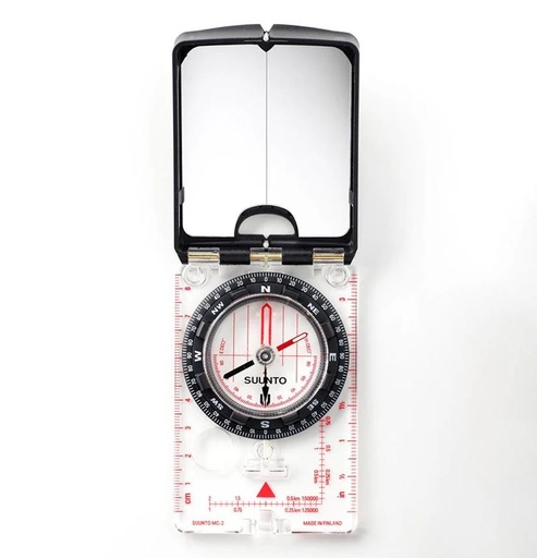 [16326000] MC-2/G/6400 Mirror Compass Transparant/Zwart