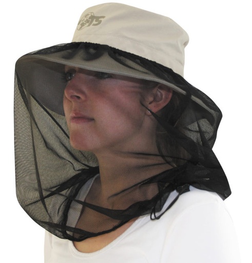 [TS0417] Mosquito Sun Hat met UV-bescherming Beige