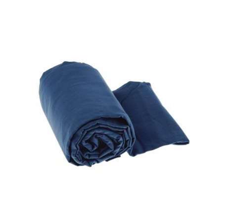 [00971848] 100% Premium Cotton Liner Long - Rectangular- Lakenzak - Katoen Ocean Blue