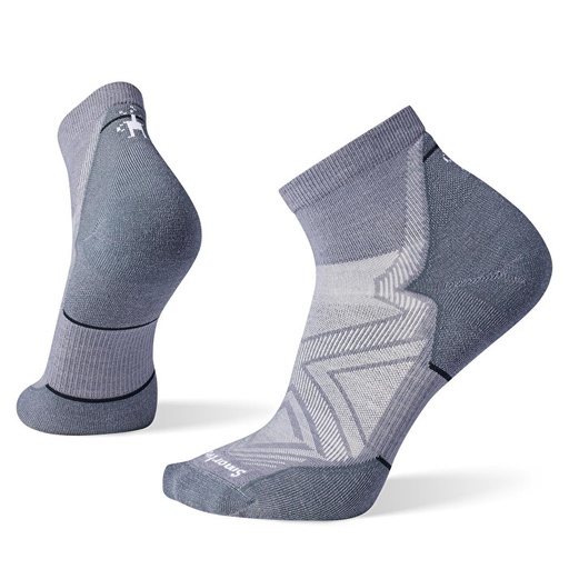 Run Targeted Cushion Ankle Socks Medium Gray