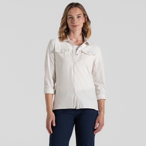 Women's NosiLife Pro Long Sleeved Shirt V Seasalt