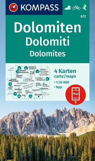 [KOMP.672.IT] 672 Dolomiten - 1/35