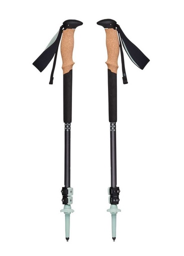 Pursuit Trekking Poles Charcoal/Foam Green