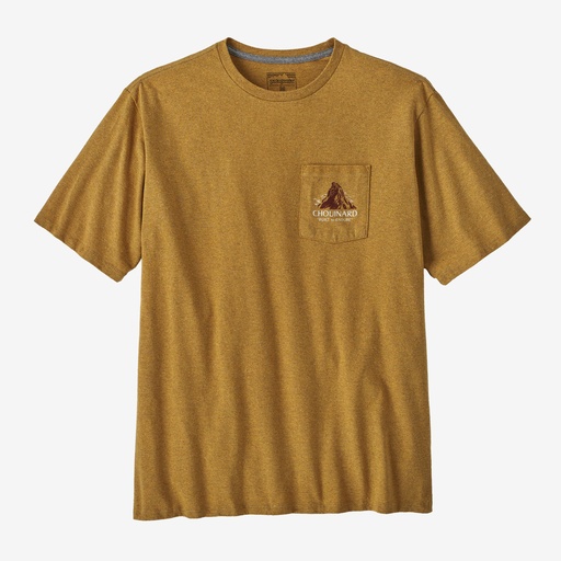 Men's Chouinard Crest Pocket Responsibili-Tee Pufferfish Gold