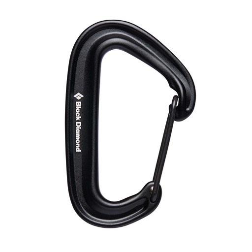 [BD210235 0002 One Size] Miniwire Carabiner Black
