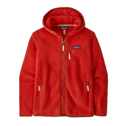Women's Retro Pile Hoody Madder Red