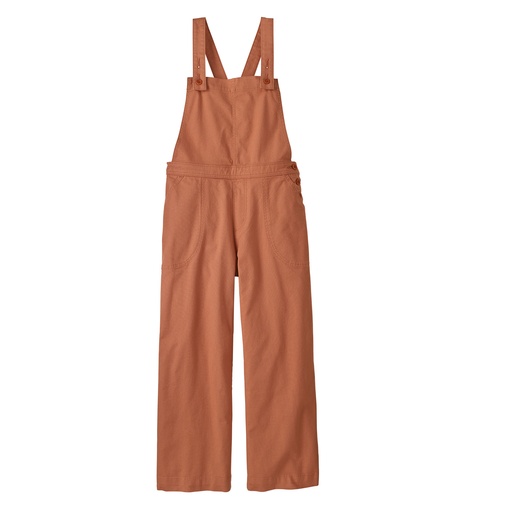 Women's Stand Up Cropped Overalls Sienna Clay