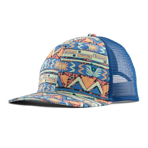 [66032-HGSA-ALL] Trucker Hat Kids High Hopes Geo: Salamander Green