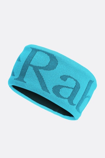 [QAB-40-AQU-ONE] Rab Knitted Logo Headband Aquamarine