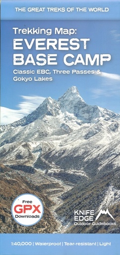 [KNIFE.160M] Everest Base Camp Trekking Map