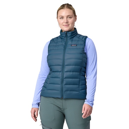 Women's Down Sweater Vest Lagom Blue