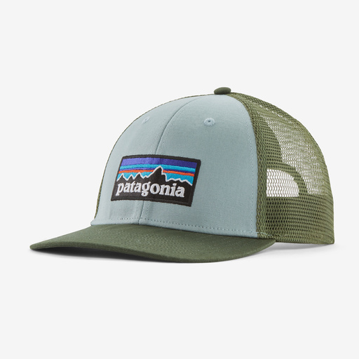 [38283-TMBL-ALL] P-6 Logo LoPro Trucker Hat Thermal Blue
