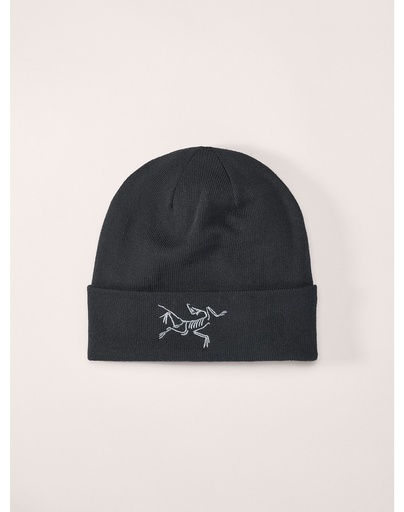 [X000010066001 NA] Embroidered Bird Toque Black