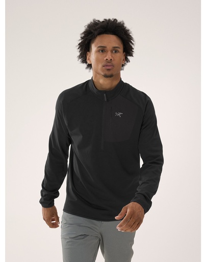 Men's Delta 1/2 Zip Black