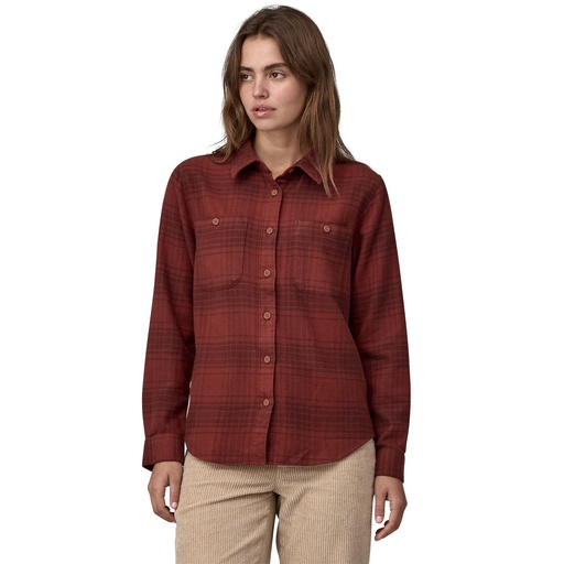 Women's Fjord Flannel Shirt Cascade: Oxide Red