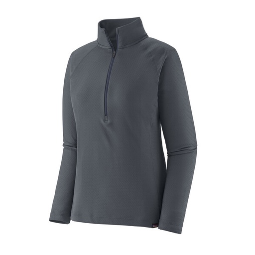 Women's Cap MW Zip Neck Smolder Blue