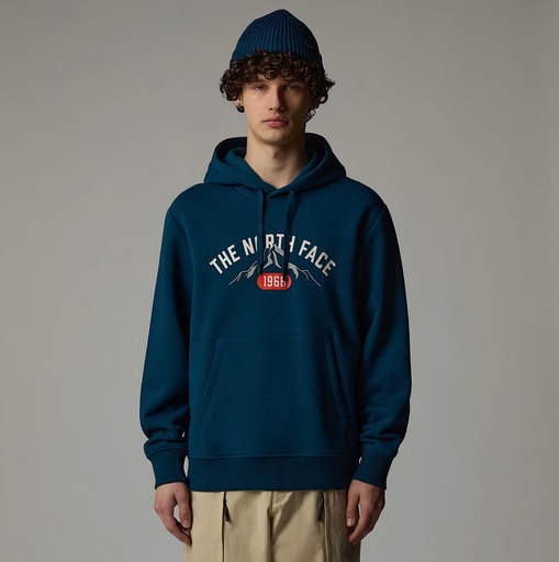 Men's Hoodie Varsity Graphic Midnight Petrol