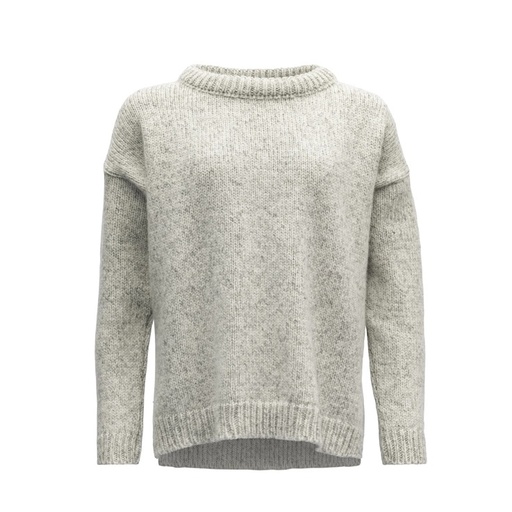 Nansen Wool Sweater Dames Grey Melange