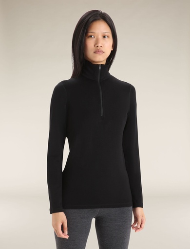 Women's 260 Tech LS Half Zip Black