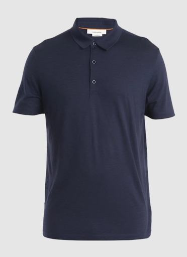 Men Merino 150 Tech Lite III SS Polo Midnight Navy