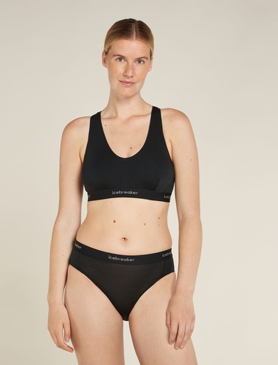 Women's Merino 125 Cool-Lite Sprite Racerback Bra Black